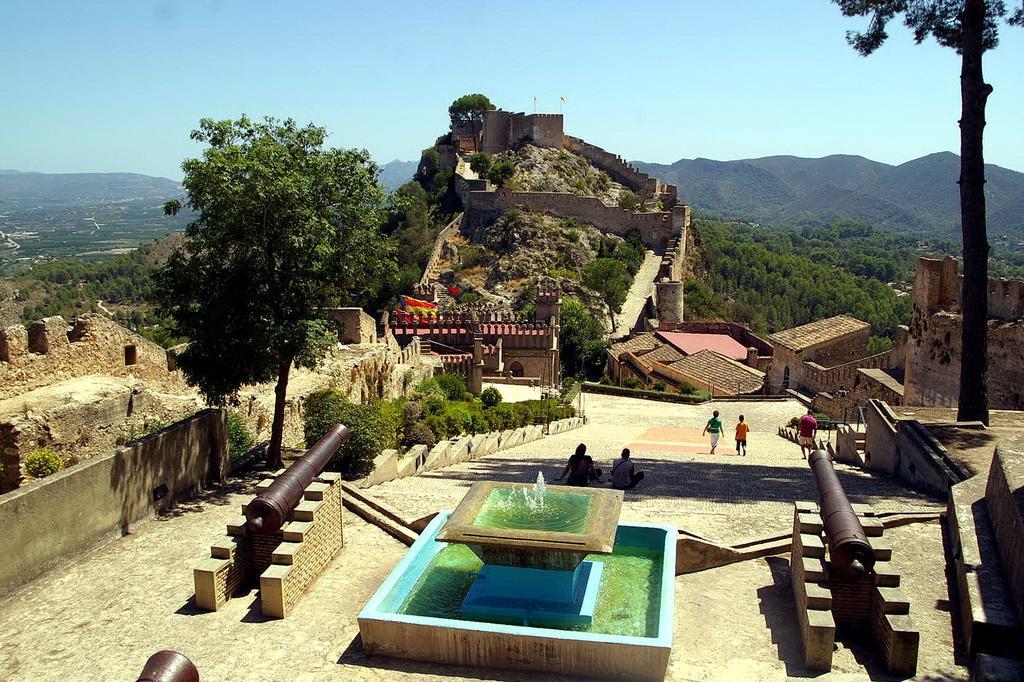 Casa Camino Al Castillo Xativa Bagian luar foto