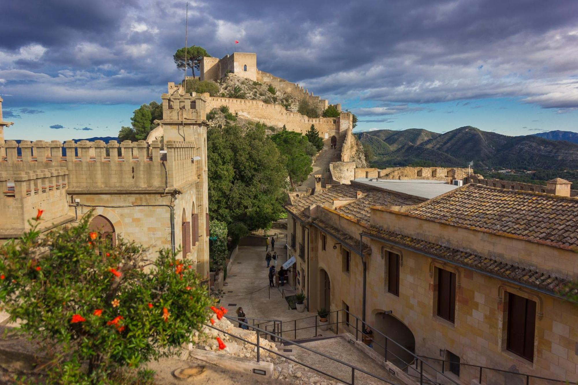 Casa Camino Al Castillo Xativa Bagian luar foto